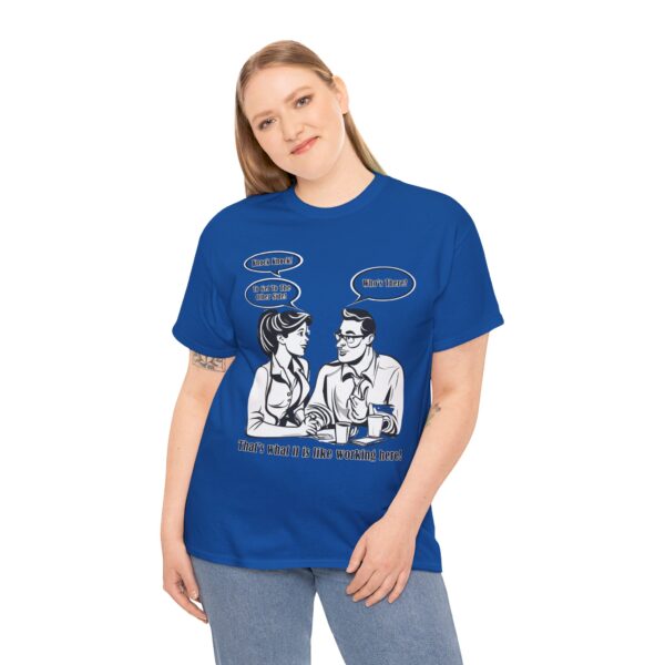 That's What It Is Like Working Here Unisex Heavy Cotton Tee - Image 256