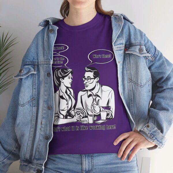 That's What It Is Like Working Here Unisex Heavy Cotton Tee - Image 138